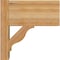 Ekena Millwork Funston Block Rough Sawn Outlooker, Western Red Cedar, 8"W x 14"D x 14"H OUT08X14X14FST05RWR - alternate 4
